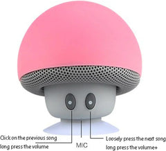 مكبر صوت XIKCU Bluetooth Mushroom مقاوم للماء يمكن استخدامه كحامل للهاتف المحمول مناسب للحفلات العائلية والحفلات الصغيرة