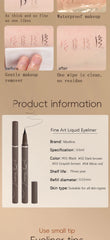 Smooth Very Fine Eyeliner Pen Longacting Quickdrying Waterproof Eyeliner Pen Suitable For Beginners Girls Holiday Gifts