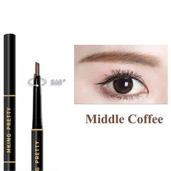 Double Head Eyebrow Pencil With Brush 360 Degree Rotation Automatic Eyebrow Pen Waterproof Eyebrow Gel Women