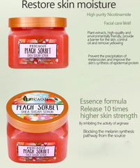Hot Selling Tree Hot Blue Lagoon Shea Sugar Body Scrub Moisturizing Brightening Exfoliating HydratingMud For Face Body Use
