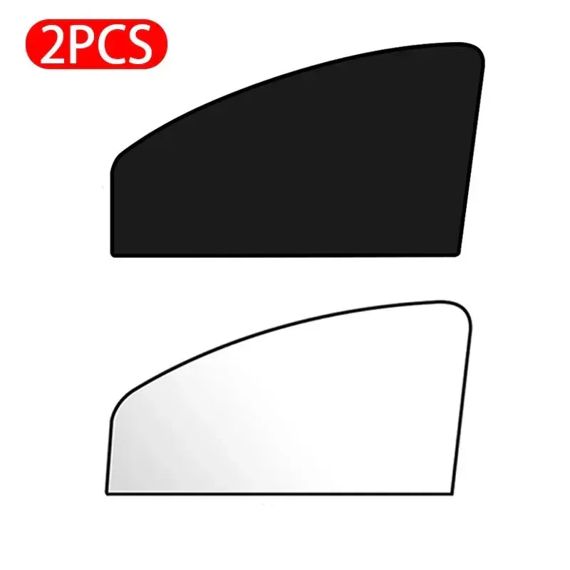 SEAMETAL 2Pcs Car Side Window Sun Shade Curtain Summer Sun Protection Sunshade Cover UV Reflective Magnetic Car Privacy Curtains - Mumzar