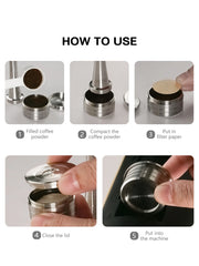 كبسولة قهوة قابلة لإعادة التعبئة متوافقة مع آلات صنع القهوة DETAL Q NDIQ7323 DETALQ MILKQOOL LAVAZZA EP MINI