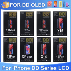 DD Series OLED For iPhone 12 13 14 15 16 16e Pro Max Plus Mini LCD Display Touch Screen Digitizer Assembly Replacement