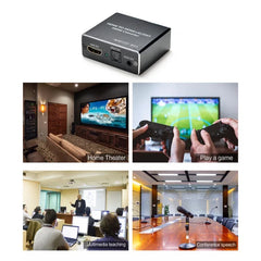HDMI-Compatible Audio Extractor Stereo Audio Converter 3.5mm 4k X 2k Audio Splitter Adapter For PS4 TV DVD Home Theater