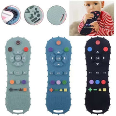 Silicone TV Remote Teething Toy – Safe & Fun Sensory Play for Babies