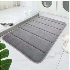 Soft Coral Velvet Bathroom Mat – Quick Absorption & Anti-Skid