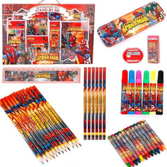 Spider-Man Style Kids Stationery Set – For Writing, Drawing & Coloring Fun