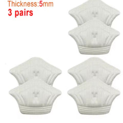 3 Pairs (6 Pcs) Heel Pads – Soft Cushion Inserts for Sport Shoes