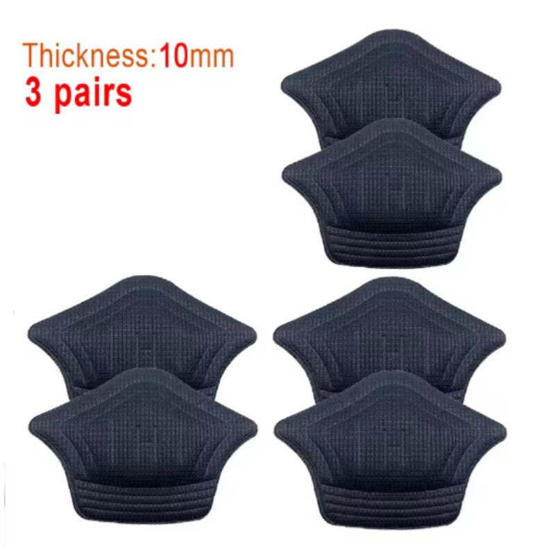 3 Pairs (6 Pcs) Heel Pads – Soft Cushion Inserts for Sport Shoes