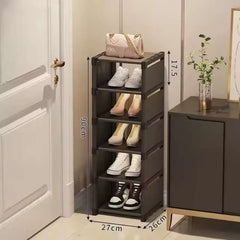 Stackable Shoe Organizer – Space-Saving Multi-Layer Shoe Rack