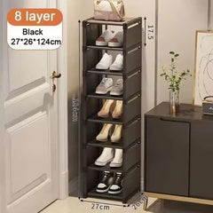 Stackable Shoe Organizer – Space-Saving Multi-Layer Shoe Rack