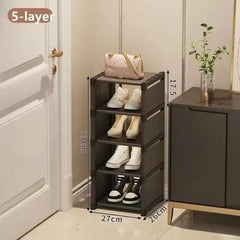 Stackable Shoe Organizer – Space-Saving Multi-Layer Shoe Rack