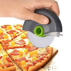 Stainless Steel Roller Cutter – Perfect for Pizza, Cake, and Dough Slicing