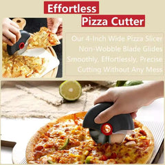 Stainless Steel Roller Cutter – Perfect for Pizza, Cake, and Dough Slicing