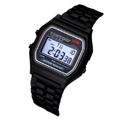 F91W Steel Strap Digital Watch – Stylish & Multifunctional LED Sports Wristwatch