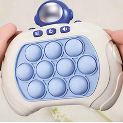 Robot Pop Sensory Fidget Toy A Stress Reliever for Kids and Adults Blue/White
