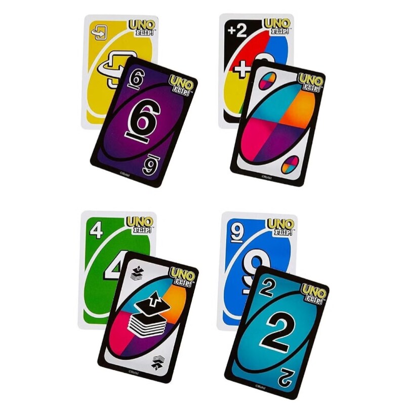 UNO Flip Card Game - Multicolour