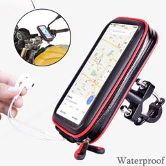 Waterproof Motorcycle & Bicycle Phone Holder – Handlebar Phone Case for iPhone & Xiaomi