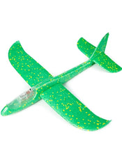 Hand Throwing Foam Airplane with LED Lights – 48x16x6cm | Glider Toy for Kids & Outdoor Fun