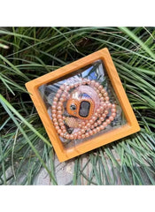 Huitich 99 Bead Glass Prayer Beads with Digital Tally Counter