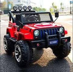 ZS-2388L 4x4 Electric Ride-On Jeep – Red, Rugged & Ready for Adventure