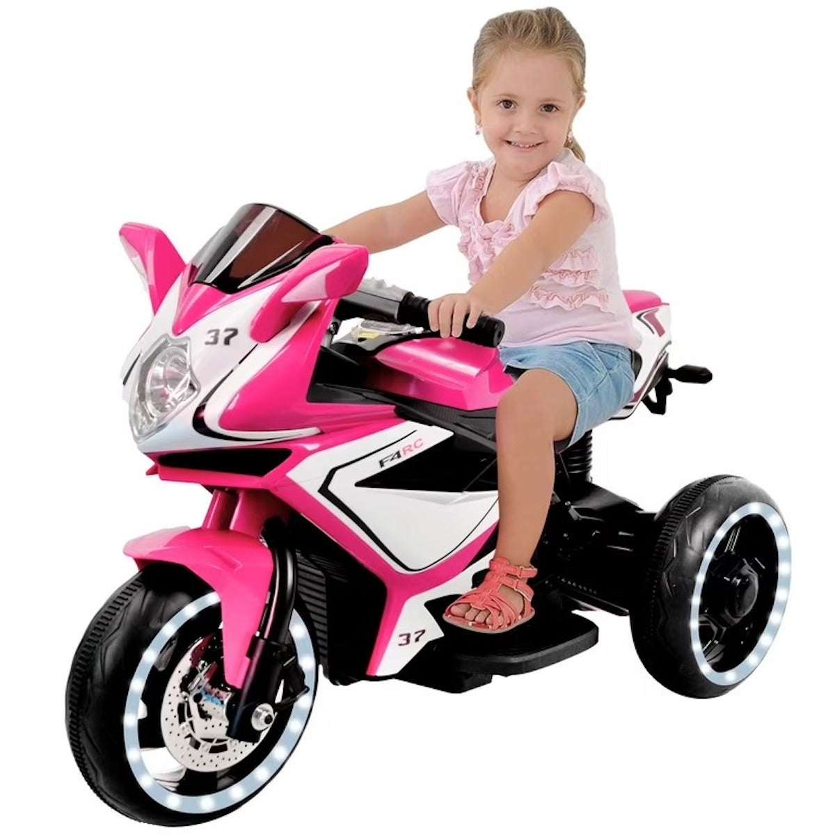 ZS-1888 6V Kids Ride-On Motorcycle – 2000W, Battery Powered, Available in Red, Pink & Blue