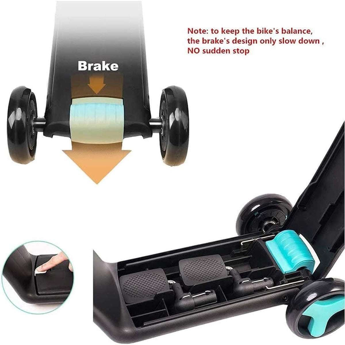 Huitich Convertible Tricycle for Kids 3-in-1 Bike