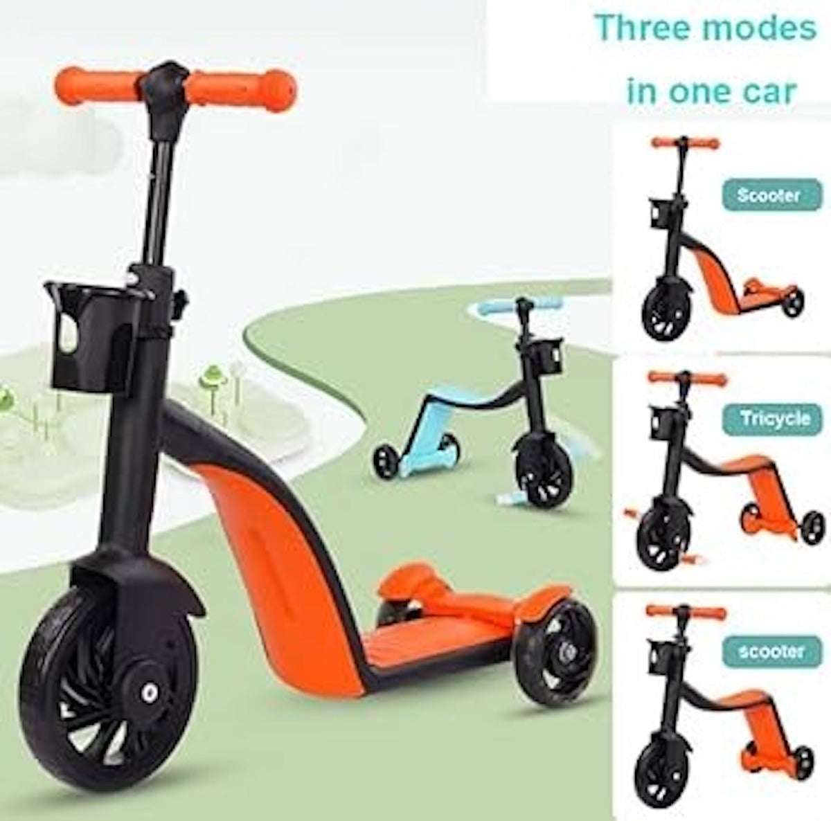Huitich Convertible Tricycle for Kids 3-in-1 Bike