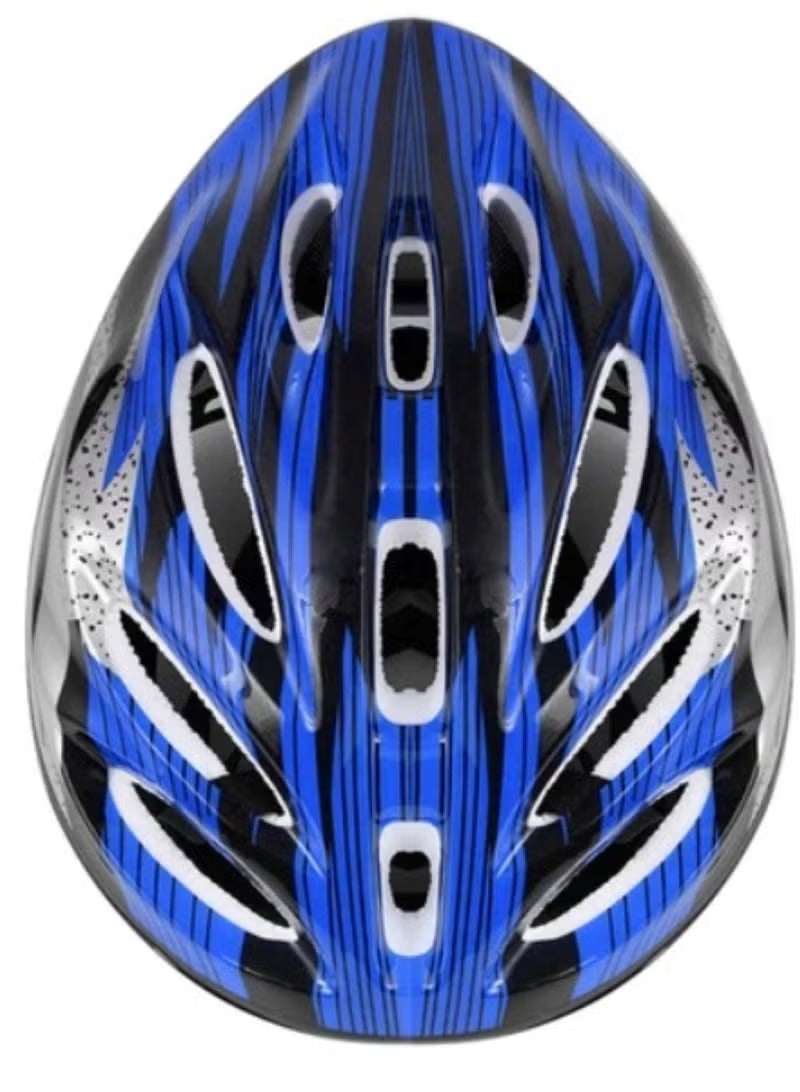 Skating Helmet Thick Sponge Inner Pad Protection (Red & Blue) - Mumzar