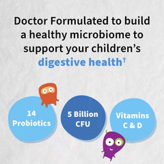 Garden of Life Dr. Formulated Probiotics Organic Kids+ – Strawberry Banana, 30 Chewables - Mumzar
