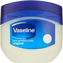 Vaseline Original pure petroleum jelly jar, blue lid and white container, 100 ml
