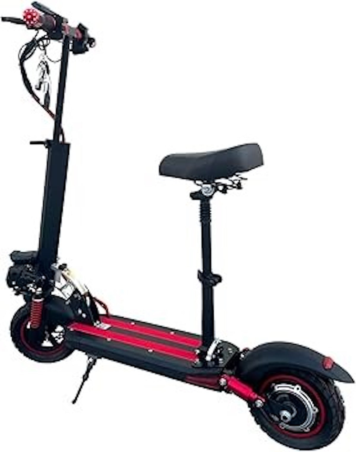 E10 2000W Electric Scooter – 48V 13Ah Battery, Foldable Design, Sleek Red