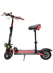 E10 2000W Electric Scooter – 48V 13Ah Battery, Foldable Design, Sleek Red