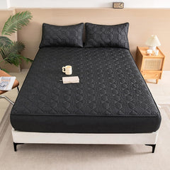 Waterproof Fitted Bedding Topper Set (150 x 200 cm) – Multi Colours with 2 Pillowcases | Mattress Protector