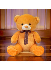 60cm Orange Teddy Bear with Ribbon – Soft Plush Toy Gift for Kids & Loved Ones