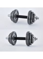 Adjustable Dumbbell Set with Carry Case & Connecting Rod – 10KG / 15KG / 20KG