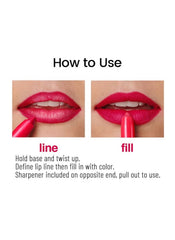 Rotating Waterproof Lip Liner – Long-Lasting Nude Lipstick Pen