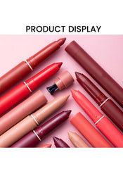 Rotating Waterproof Lip Liner – Long-Lasting Nude Lipstick Pen