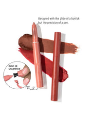 Rotating Waterproof Lip Liner – Long-Lasting Nude Lipstick Pen