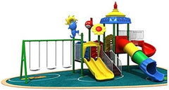 Children’s Outdoor Playground Set with Tunnel Slide, Double Slide & Swings