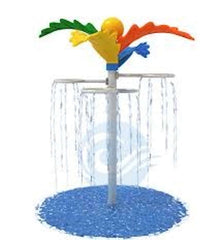 Colorful Water Palm Fountain – 120×270 cm