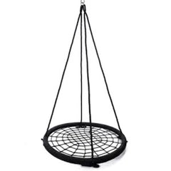 Round Swing – Net Design Outdoor & Indoor Swing Seat (120 cm, 100 cm, 60 cm)