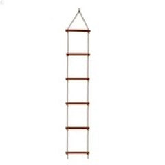 Wooden Rope Ladder – Durable Climbing Ladder for Kids & Adults (200 CM)