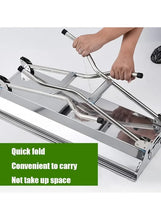 Foldable portable BBQ grill frame with side handles and wire grilling racks