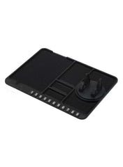 Silicone Anti-Skid Mat for Car Dashboard – Black Leopard Pattern