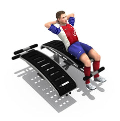 Double Station Sit Up Bench – Adjustable Dual Workout Core Trainer | 148×120×63 CM