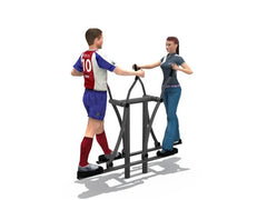Fitness Double Air Skier – Outdoor Playground & Fitness Equipment