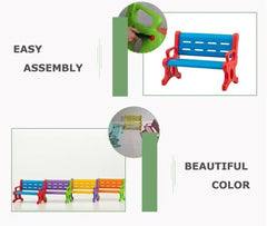 Plastic Kids Bench – Durable & Colorful Children’s Seating (80×48×60 cm)