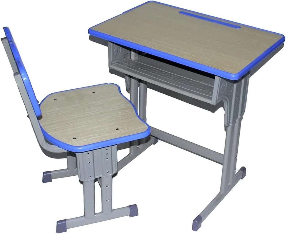 Kids Desk and Chair with Storage – Adjustable Study Table & Chair Set