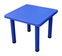 Portable Plastic Preschool Kids Square Table – Adjustable Height Learning Desk